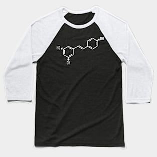 The Red Wine Molecule Baseball T-Shirt
